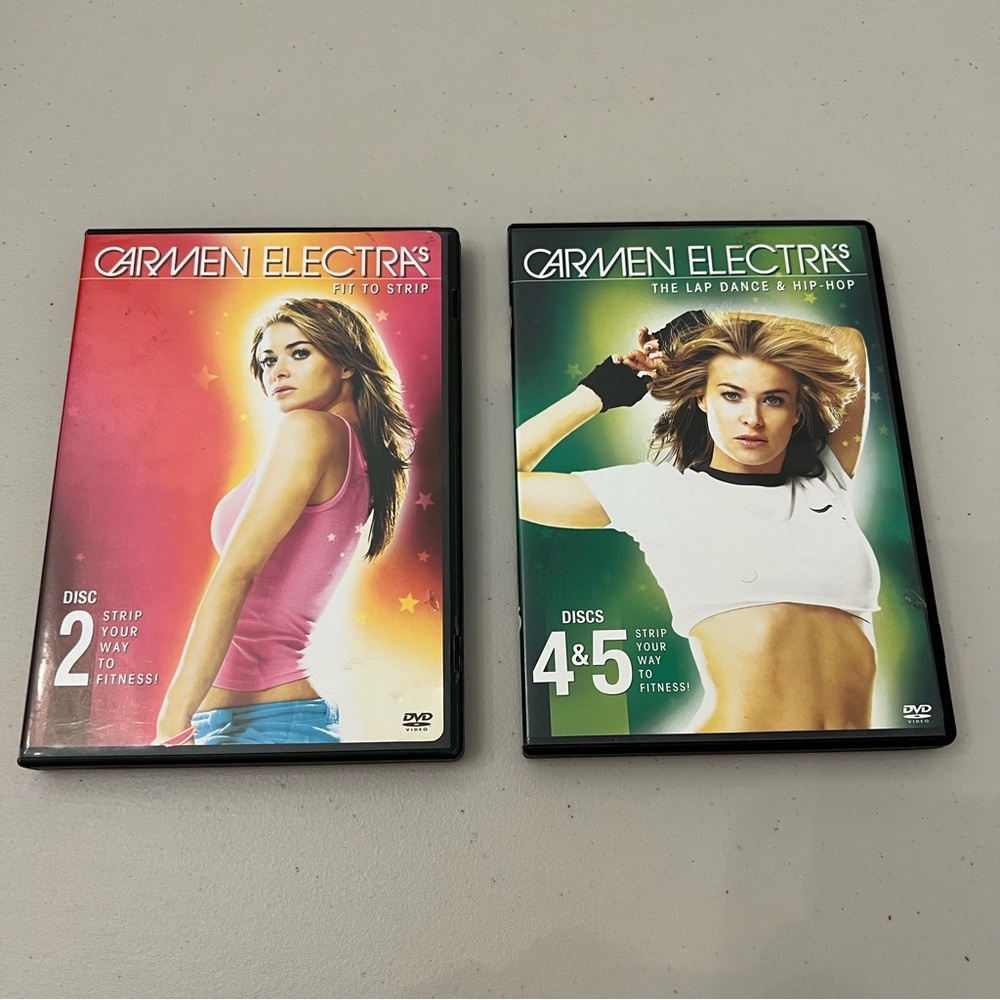 Carmen Electra Fit to Strip, The Lap Dance & Hip Hop Fitness Workout DVD Bundle